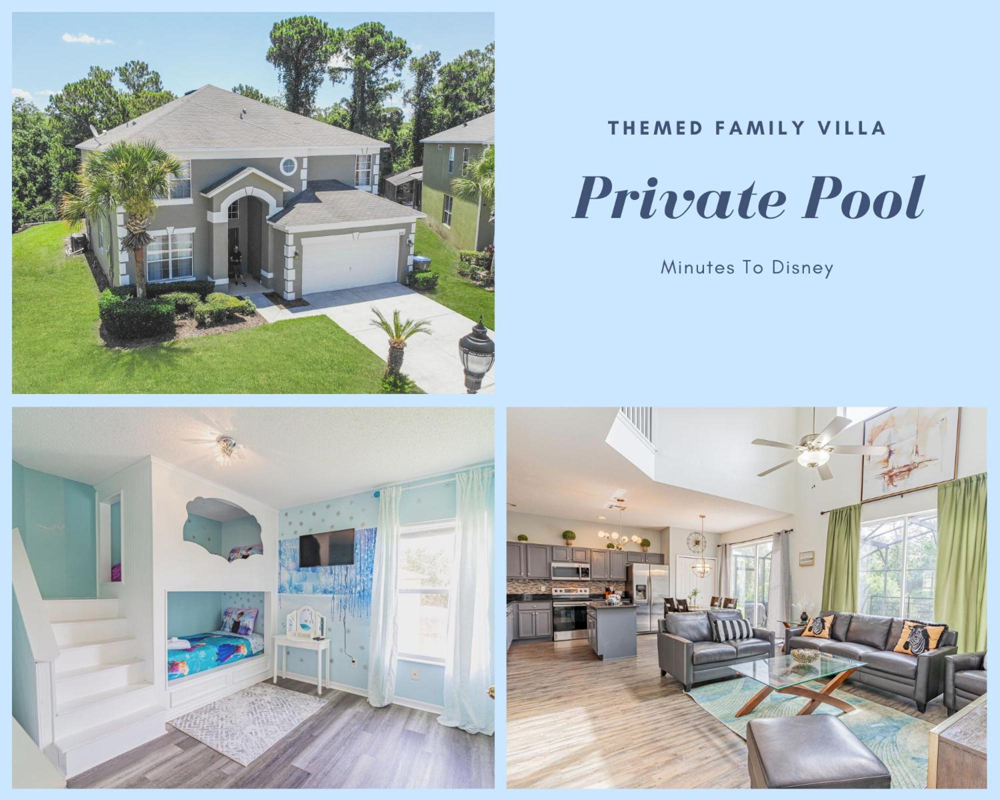 Themed Villa, 12 Min To Disney, Resort Access Orlando Exteriör bild